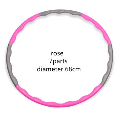 Detachable Yoga Pilates Hoop for Waist Exercise and Slimming