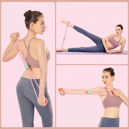 Foam Resistance Bands for Home Yoga and Fitness Training