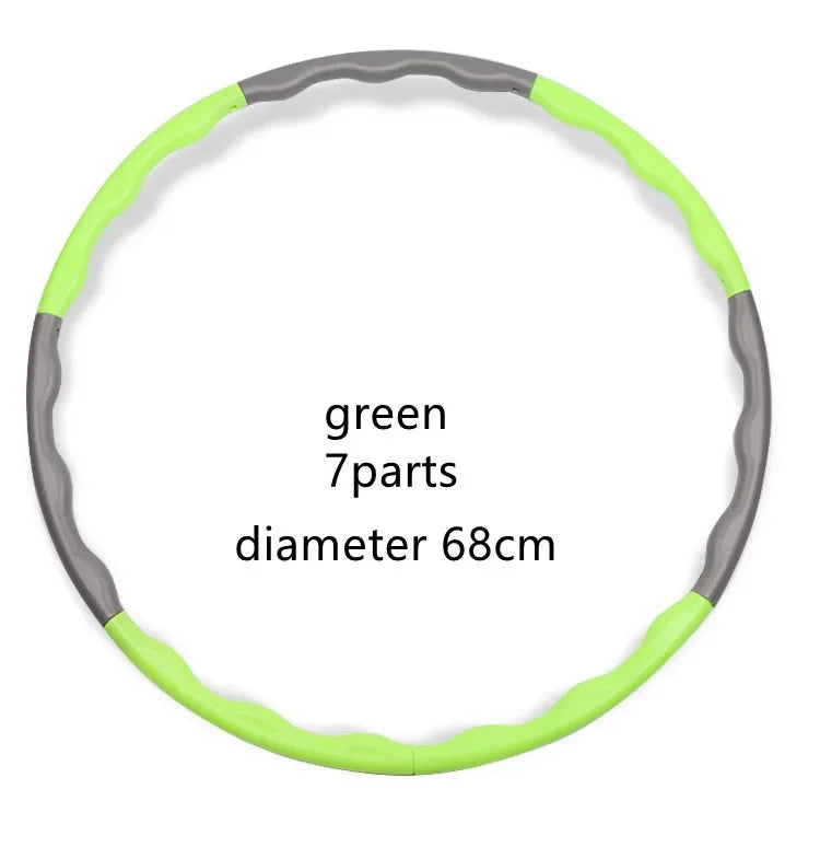 Detachable Yoga Pilates Hoop for Waist Exercise and Slimming