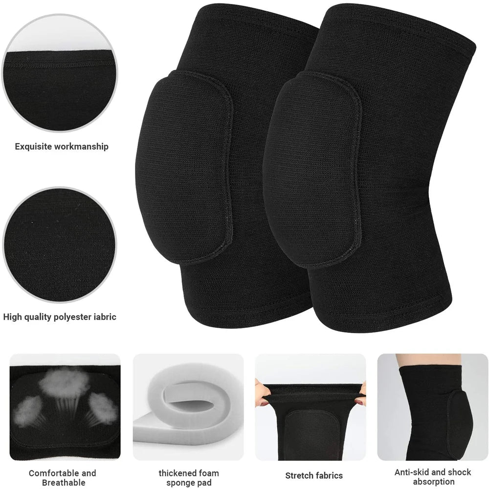 1 Pair Sports Knee Pads for Adults and Kids