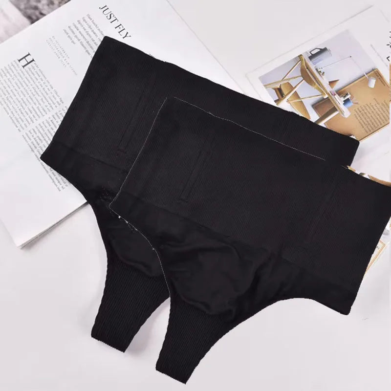 High Waist Tummy Control Thong Shaper for Women Slimming