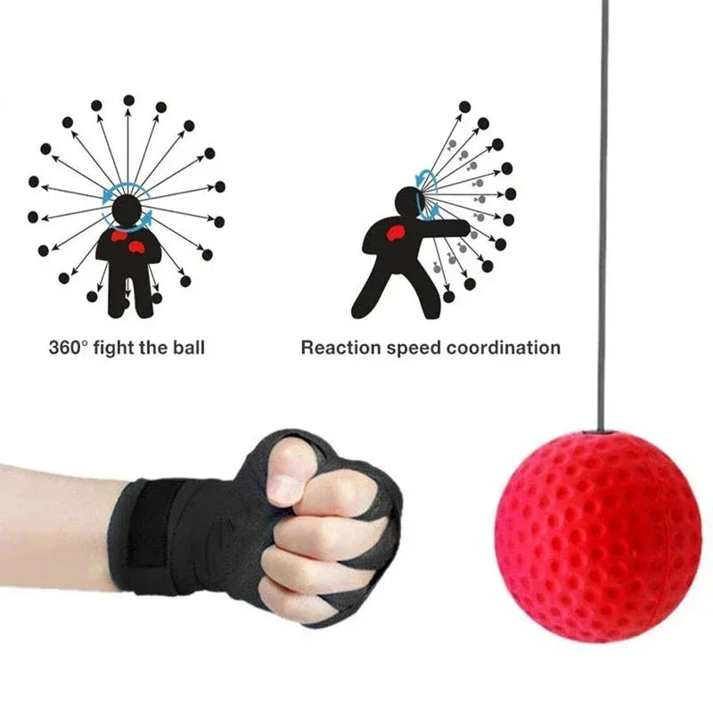 Head-mounted Punching Ball for Home Fitness