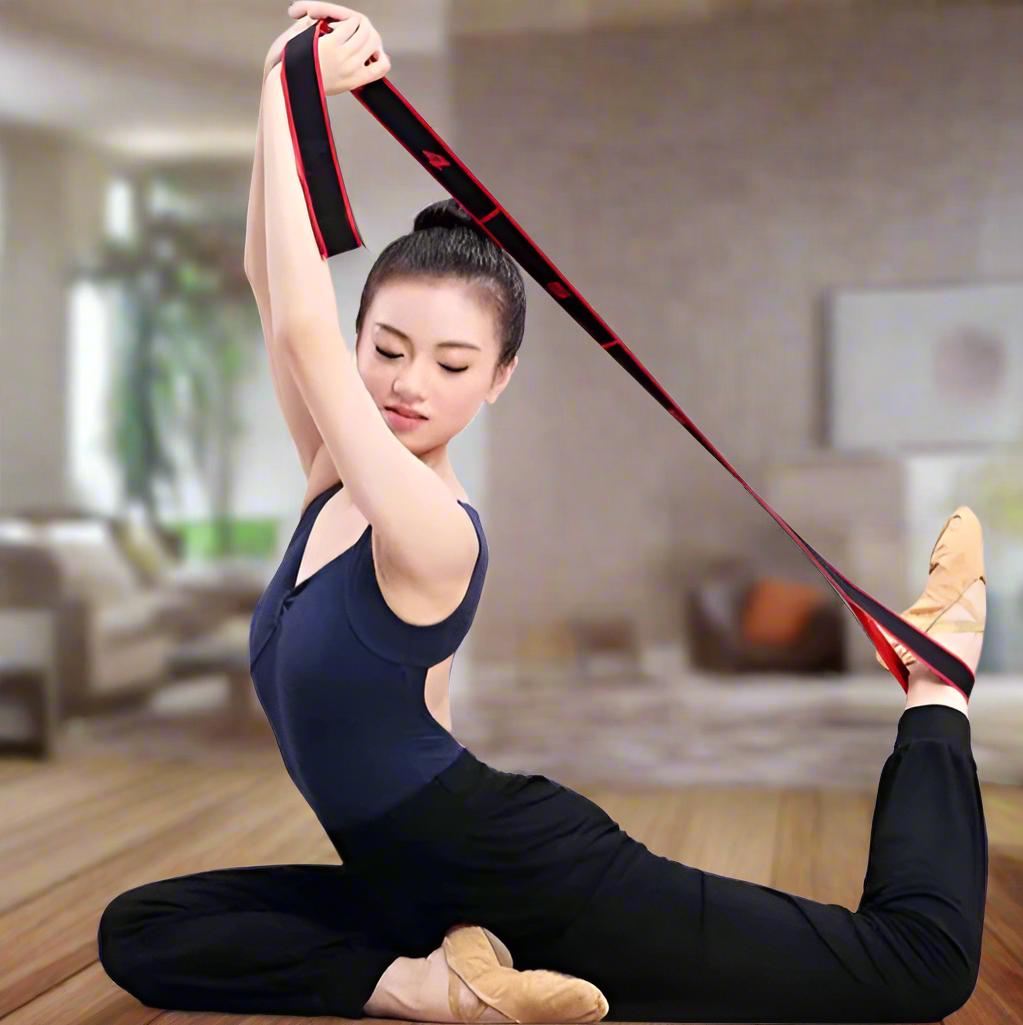 8-Section Dance Yoga Stretching Belt for Home Fitness