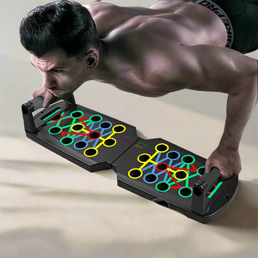 Portable Push-up Board Set for Chest, Abdomen, Arms, and Back Training