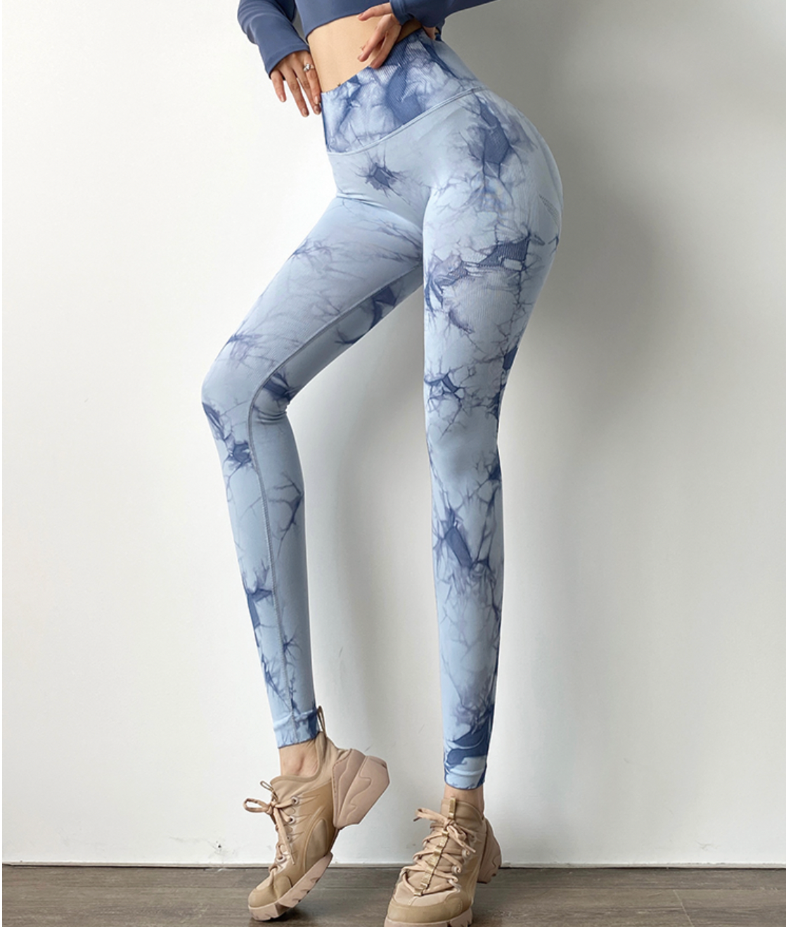 Is That The New Seamless Wide Band Waist Tie Dye Sports Leggings ??| ROMWE  USA